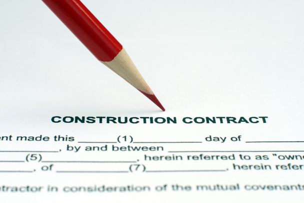 inşaat sözleşmesi - Fotoğraf, Görsel