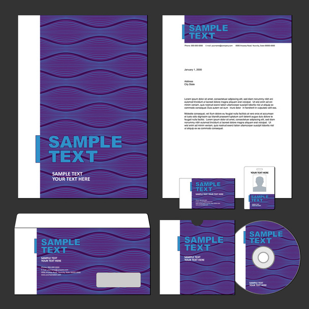 Set of corporate templates. - Vector, Image