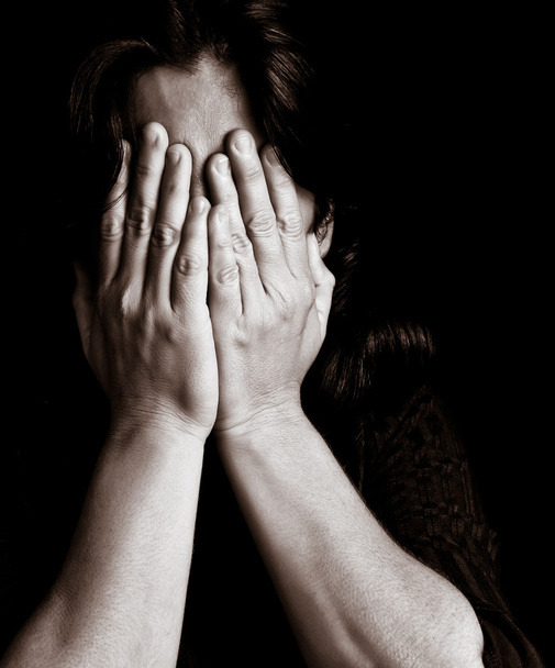 Young woman crying - Fotoğraf, Görsel