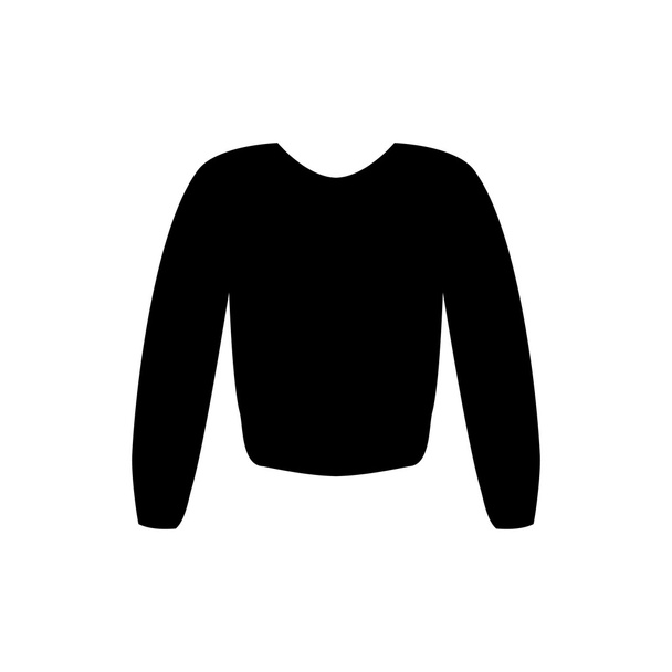 Clothing sweater pictogram. Icon Vector illustration - Vector, Image