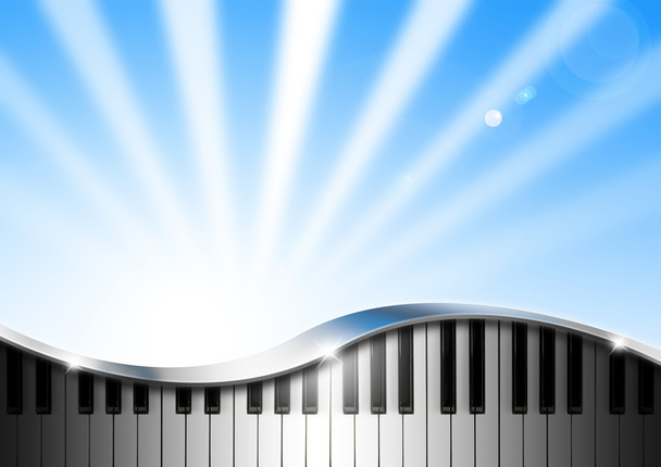piyano ile müzik arka plan - Fotoğraf, Görsel