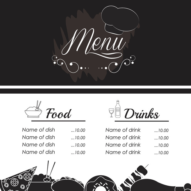 Design de ícones de menu
 - Vetor, Imagem