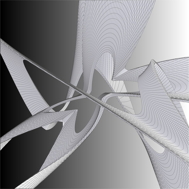 Vector de fondo de superficie de marco de alambre
 - Vector, imagen