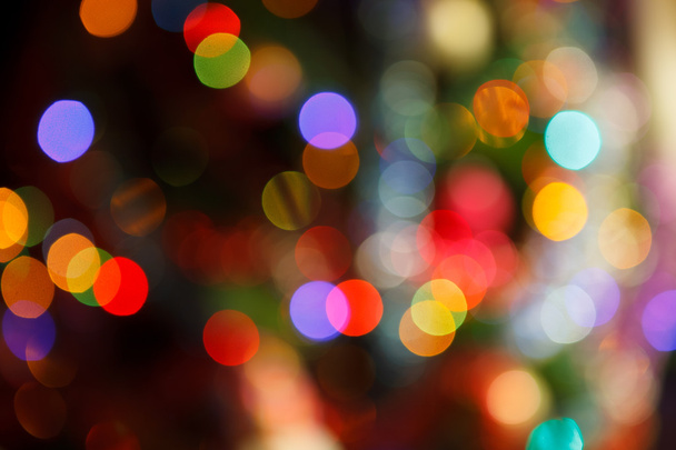 christmas lights bokeh - Foto, Imagem