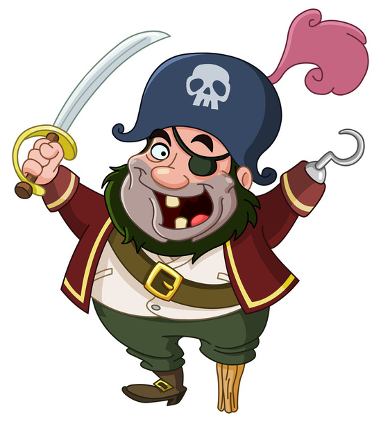 пірат
 - Вектор, зображення