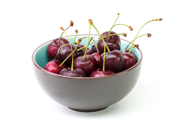 Bowl of fresh cherries - Photo, Image