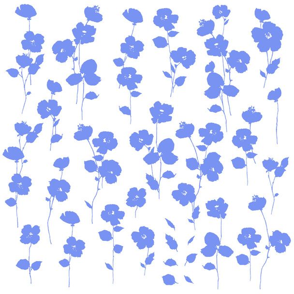 Flower illustration object - Vector, Imagen