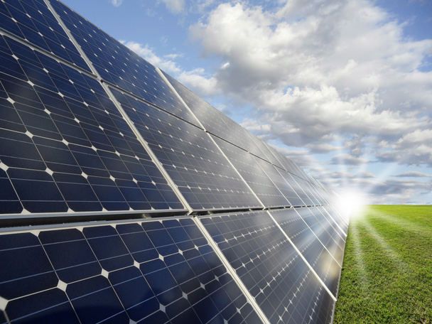 Solarkraftwerk - Photovoltaik - Foto, Bild
