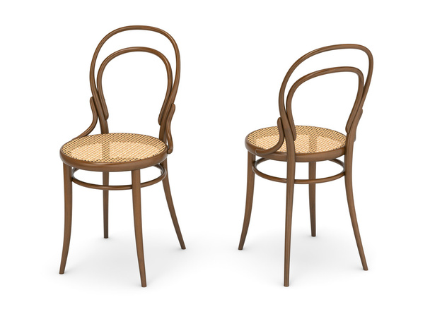 Wooden chairs - Foto, afbeelding