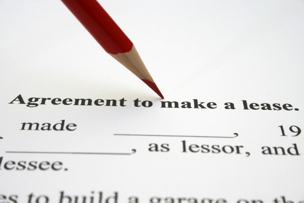 lease-overeenkomst - Foto, afbeelding