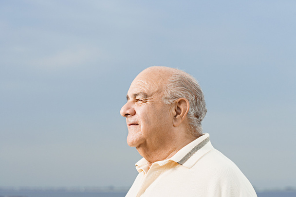 Profile of a senior man - Foto, immagini