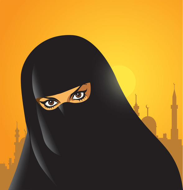 Sahara Woman - Vector, Image