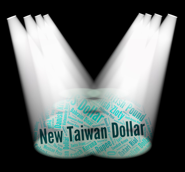 New Taiwan Dollar Represents Worldwide Trading And Currency - Photo, Image