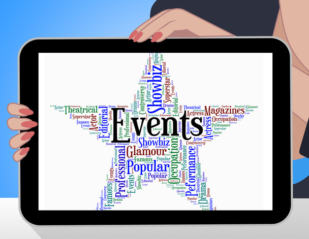 Eventos Star Representa palavras e função do Wordcloud
 - Foto, Imagem