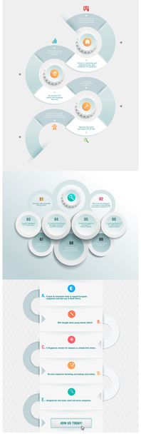 ビジネス インフォ グラフィックの要素 - ベクター画像