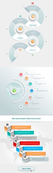 biznesu infografiki elementu - Wektor, obraz