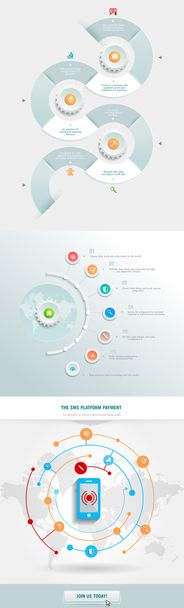 zakelijke infographics element - Vector, afbeelding