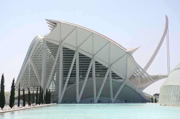 Сучасних архітектурно-будівельного Valencia, Іспанія - Фото, зображення