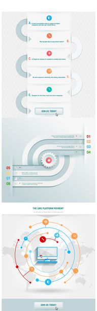 ビジネス インフォ グラフィックの要素 - ベクター画像
