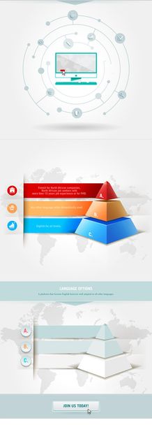 Infografik-Element mit Pyramide - Vektor, Bild