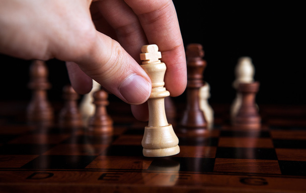 chess game king move - Photo, Image