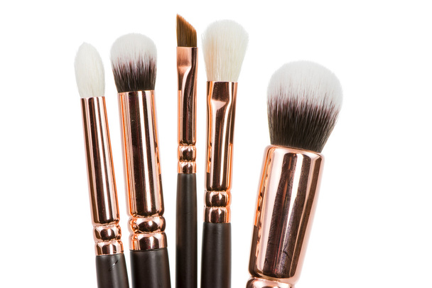Isolated make-up brushes - Foto, imagen