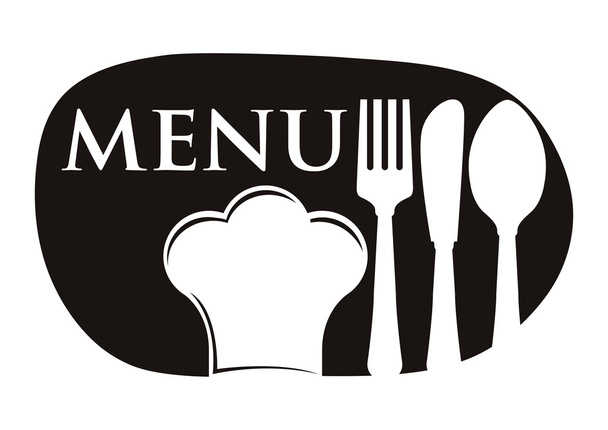 Diseño de iconos de menú y restaurante
 - Vector, Imagen