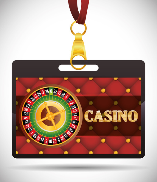Casino simgeleri tasarım - Vektör, Görsel