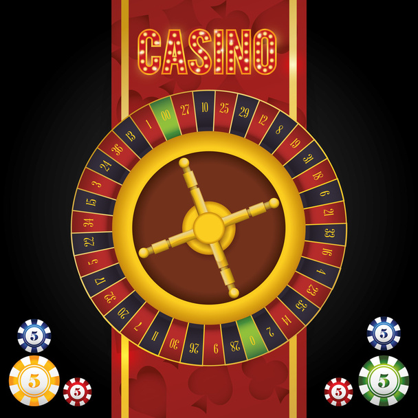Diseño de iconos de Casino
 - Vector, imagen