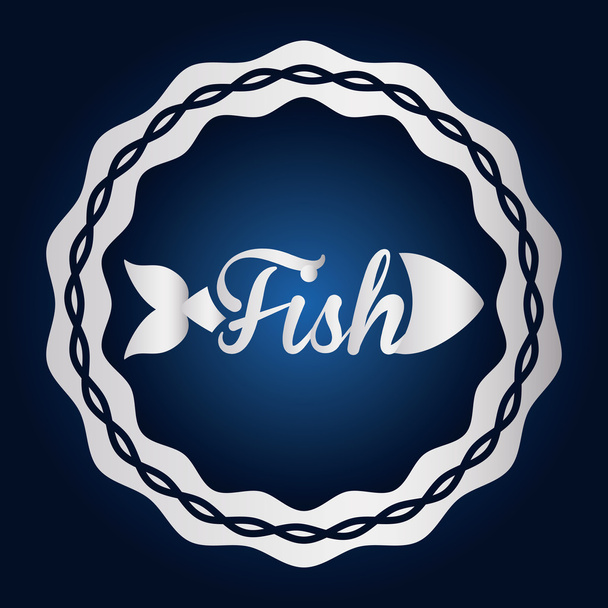 Дизайн рыбных икон
 - Вектор,изображение