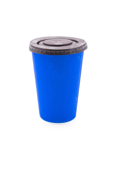 Blue cardboard cup  - Photo, Image