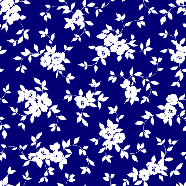 Flower illustration pattern - Вектор,изображение