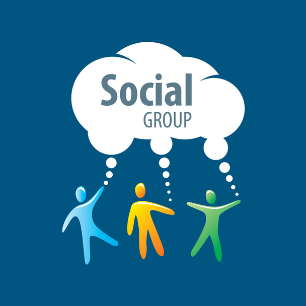 社会グループのロゴ - ベクター画像