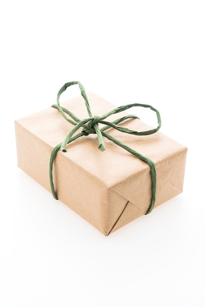 Brown gift box - Foto, Imagem