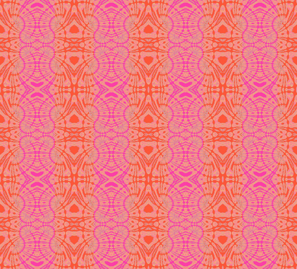 Ornamentos sem costura laranja violeta rosa
 - Foto, Imagem