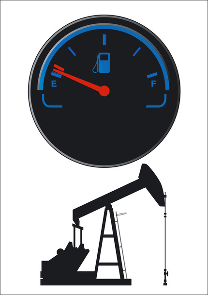 石油燃料計 - ベクター画像