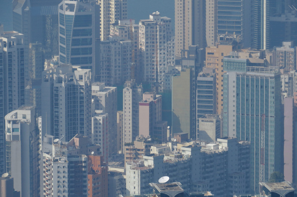 Városépítészet a Hong Kong-ban, a nap - Fotó, kép