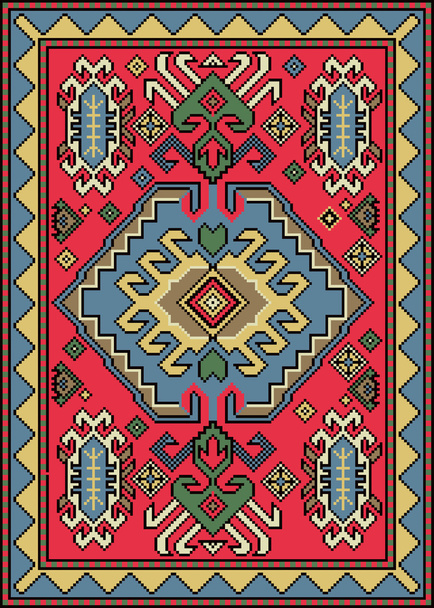 Armenische Teppiche und Teppiche - Vektor, Bild