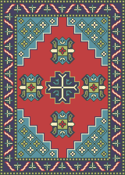 Armenische Teppiche und Teppiche - Vektor, Bild