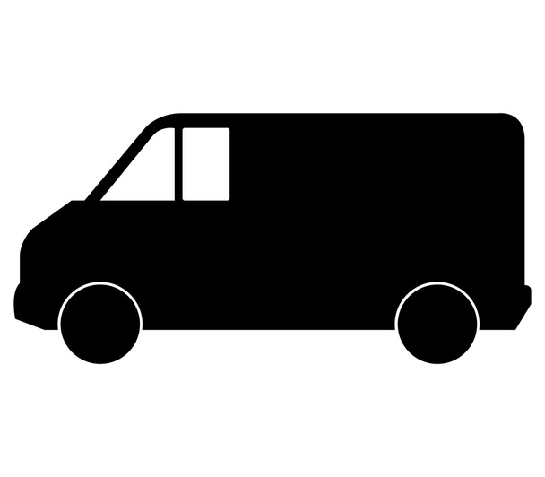 фургон на белом фоне
 - Фото, изображение