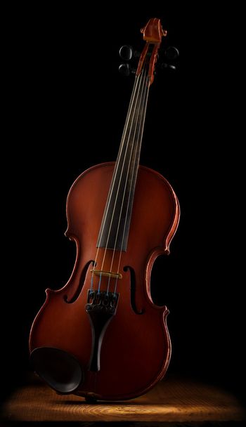 Old violin close up - Foto, immagini