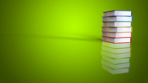 Books in educational concept - Footage, Video