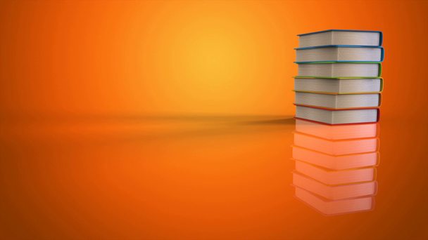 Books in educational concept - Footage, Video