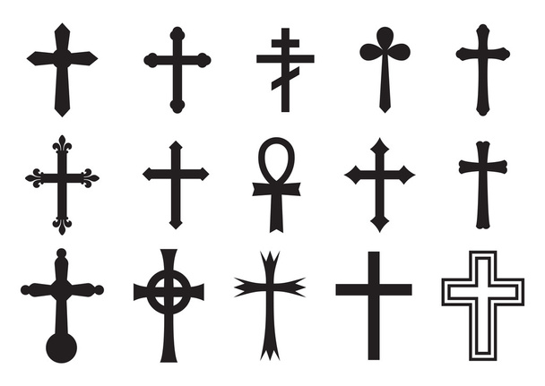 Векторная иллюстрация крестов
 - Вектор,изображение