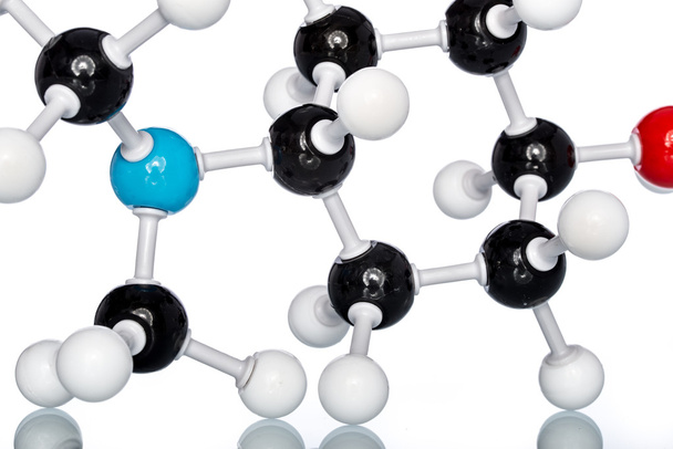 Molecular Structure on white background - Фото, зображення