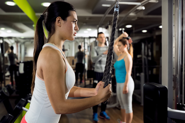People workout at gym - Foto, Imagem