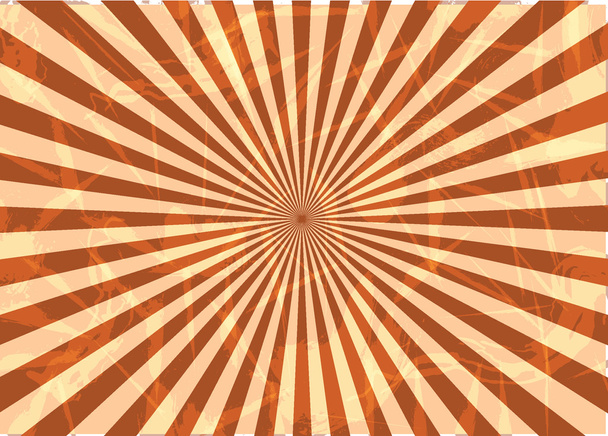 Grunge Retro Hintergrund mit roter Strahlen Textur - Foto, Bild