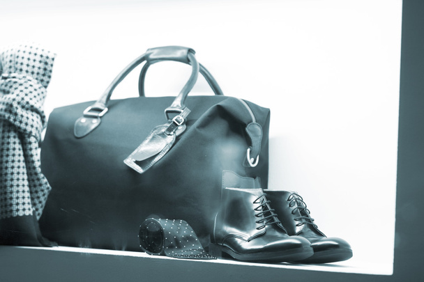 Prodejna okno módní Pánské boty - Fotografie, Obrázek