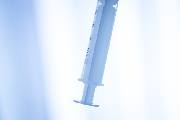 Medicamento con insulina Jeringa U-40
 - Foto, imagen