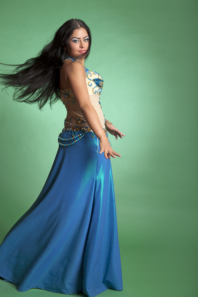 Beautiful girl dancer of Arabic dance - 写真・画像